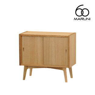 マルニ60+ マルニロクマルプラス オーク コンビネーション セット オープンシェルフ63(溝あり)棚板1枚 脚組 ウッドドア付