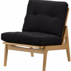 マルニ60 オーク フレームチェア 肘無し バリ ブラック