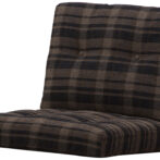 マルニ60 マルニロクマル オークフレーム アームレスチェア 1シーター 1人掛け シングル ソファ 布地 ガルボ ダークブラウン