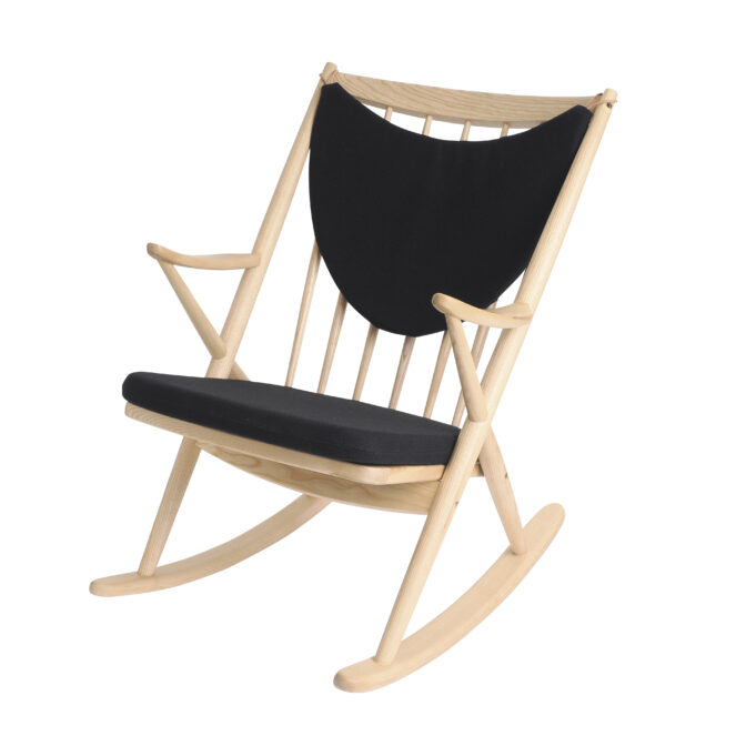 GREENHOLT FRANK’s ROCKING グリーンホルト フランクスロッキング ロッキングチェア クッション付 ブラック ナチュラル 北欧 デンマーク