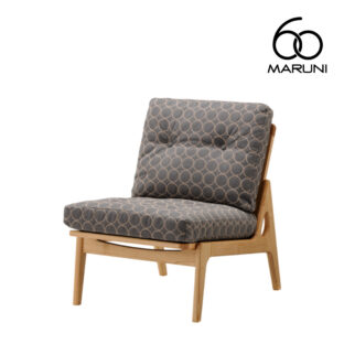 ミナペルホネン マルニ60 マルニロクマル オークフレーム アームレスチェア 1シーター 1人掛け シングル ソファ 布地 タンバリン M-06