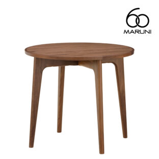 マルニ60+ マルニロクマルプラス ウォルナットフレーム ラウンドテーブル80 ダイニングテーブル ラウンドテーブル