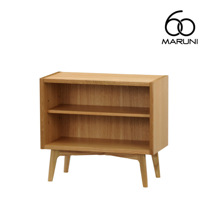 マルニ60+ マルニロクマルプラス オーク コンビネーション セット オープンシェルフ63(溝あり) 脚組