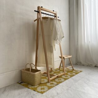 秋田木工 ハンガーラック No.3000-B 剣持勇 ブナ材 ナチュラル色 曲木家具