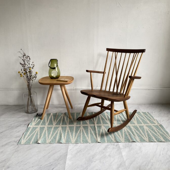 HIDA NEWMCKINLEY 飛騨産業 ニューマッキレイ ロッキングチェア NM267RC ホワイトオーク ツートン ウォルナット