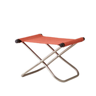 NychairX ニーチェアX ニーチェアエックス オットマン レンガ/布地 ダークブラウン/肘 NychairX NY-120 折り畳みチェア アウトドアチェア