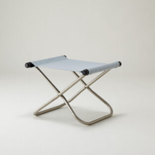 NychairX Shikiri ニーチェアエックス シキリ オットマン NY-226 チャコールブラック / ブルーグレー簾 折り畳みチェア アウトドアチェア