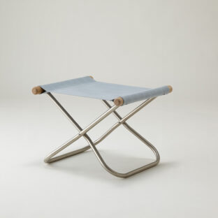 NychairX Shikiri ニーチェアエックス オットマン シキリ オットマン NY-223 ソープフィニッシュ / ブルーグレー簾 折り畳みチェア アウトドアチェア