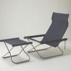 NychairX Shikiri(ニーチェアエックス &オットマンセット シキリ) チャコールブラック / ダークグレー障子 NY-205 NY-225 折り畳みチェア アウトドアチェア