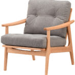 マルニ60 オークフレームチェア アームチェア コーストグレー
