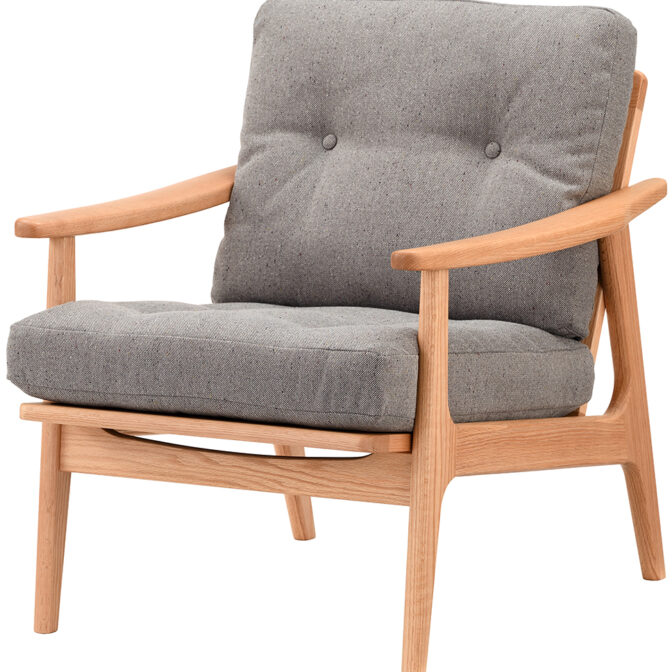 マルニ60 オークフレームチェア アームチェア コーストグレー