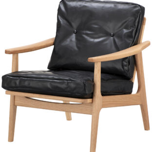 マルニ60 maruni60 オークフレーム アームチェア 1シーター 1人掛け シングル ソファ オイルレザー L-01