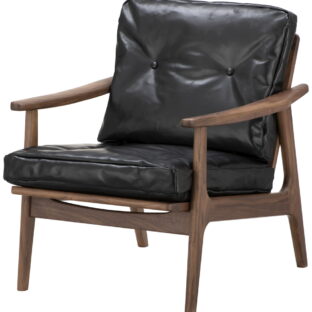 マルニ60 maruni60 ウォルナットフレーム アームチェア 1シーター 1人掛け シングル ソファ オイルレザー L-01