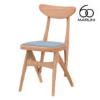 マルニ60 maruni60 マルニロクマル オークフレーム デルタチェア ダイニングチェア 椅子 木製 椅子 おしゃれ かわいい 布地 M-01