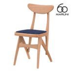 マルニ60 maruni60 マルニロクマル オークフレーム デルタチェア ダイニングチェア 椅子 木製 椅子 おしゃれ かわいい 布地 M-02