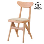 マルニ60 maruni60 マルニロクマル オークフレーム デルタチェア ダイニングチェア 椅子 木製 椅子 おしゃれ かわいい 布地 M-01