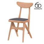 マルニ60 maruni60 マルニロクマル オークフレーム デルタチェア ダイニングチェア 椅子 木製 椅子 おしゃれ かわいい 布地 M-01