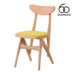 マルニ60 maruni60 マルニロクマル オークフレーム デルタチェア ダイニングチェア おしゃれ 布地 M-05 ミナペルホネン