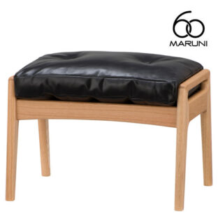 マルニ60＋ maruni60＋ マルニロクマルプラス オークフレーム オットマン ソファ おしゃれ オイルレザー 皮革 L-01