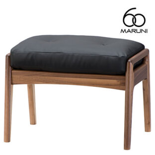 マルニ60＋ maruni60＋ マルニロクマルプラス ウォルナットフレーム オットマン ソファ おしゃれ ゼラコート ビニールレザー 合成皮革