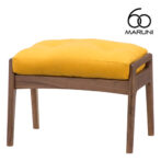マルニ60+ maruni60+ マルニロクマルプラス ウォルナットフレーム オットマン ソファ おしゃれ 布地 M-02