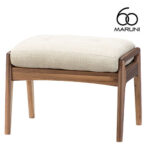 マルニ60+ maruni60+ マルニロクマルプラス ウォルナットフレーム オットマン ソファ おしゃれ 布地 M-02