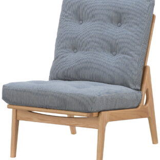 マルニ60 オークフレーム 肘無し ハイバック アームレスチェア 1シーター 1人掛け シングル ソファ 布地 M-01