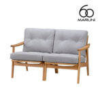 マルニ60 maruni60 マルニロクマル オーク フレームチェア 2シーター ソファ 2人掛け ラブソファー おしゃれ かわいい 布地 M-02