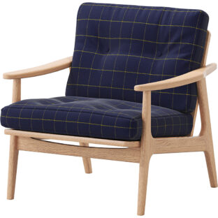 マルニ60＋ maruni60＋ マルニロクマルプラス オークフレーム ワイド1シーター 1人掛け ソファ 布地 M-02 ソファー