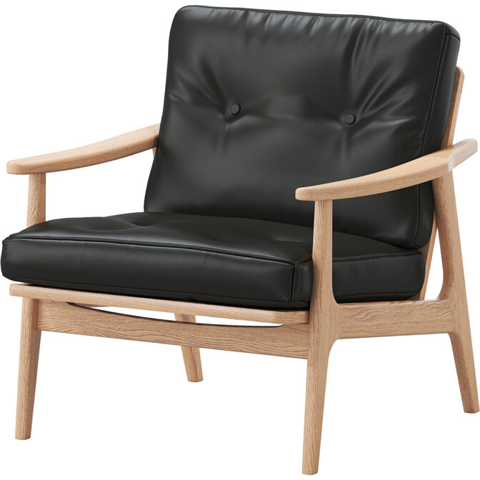 マルニ60＋ maruni60＋ マルニロクマルプラス オークフレーム ワイド1シーター 1人掛け ソファ オイルレザー 皮革 L-01 ソファー