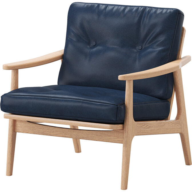 マルニ60＋ maruni60＋ マルニロクマルプラス オークフレーム ワイド1シーター 1人掛け ソファ オイルレザー 皮革 L-01 ソファー