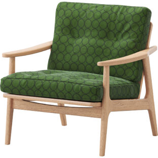 マルニ60＋ maruni60＋ マルニロクマルプラス オークフレーム ワイド1シーター 1人掛け ソファ 布地 M-05 ソファー ミナペルホネン dop-tambourine