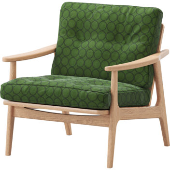 マルニ60＋ maruni60＋ マルニロクマルプラス オークフレーム ワイド1シーター 1人掛け ソファ 布地 M-05 ソファー ミナペルホネン dop-tambourine