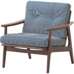 マルニ60＋ maruni60＋ マルニロクマルプラス ウォルナットフレーム ワイド1シーター 1人掛け ソファ 布地 M-01 ソファー