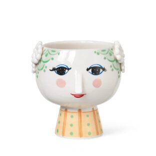 BJORN WIINBLAD ビヨンヴィンブラッド EVA エヴァ フラワーポット ピンク 北欧 デンマーク 花器 花瓶 磁器 インテリア