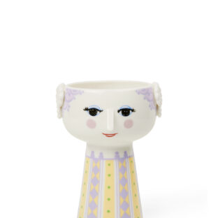 BJORN WIINBLAD ビヨンヴィンブラッド EVA エヴァ フラワーベース H15cm ラベンダー 北欧 デンマーク 花器 花瓶 磁器 インテリア