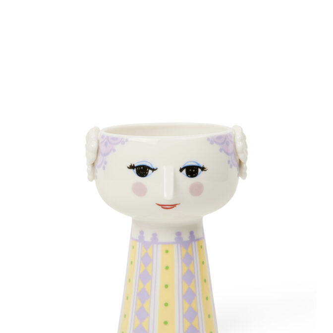 BJORN WIINBLAD ビヨンヴィンブラッド EVA エヴァ フラワーベース H15cm ラベンダー 北欧 デンマーク 花器 花瓶 磁器 インテリア