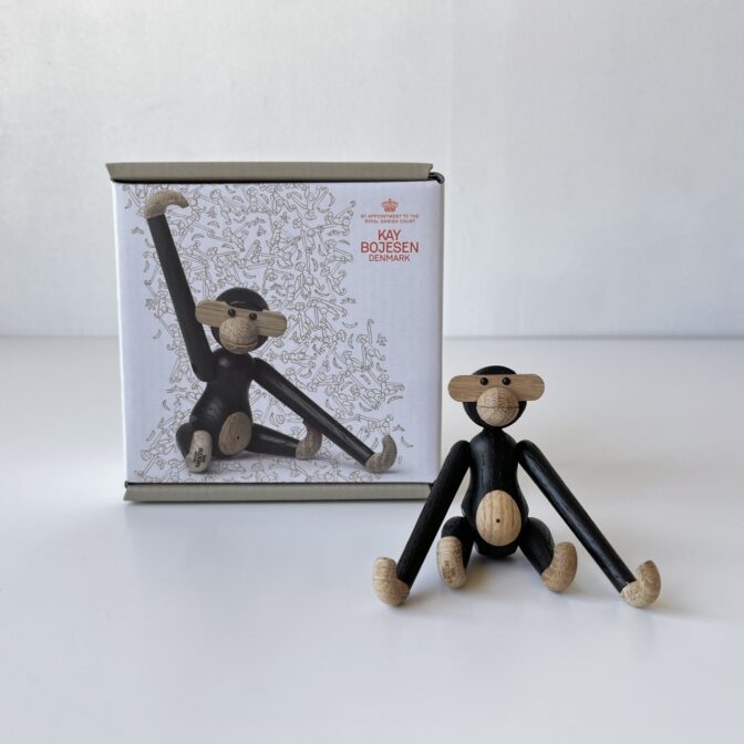 カイボイスン 正規品 モンキー ミニ ブラック KAY BOJESEN DENMARK 北欧雑貨 かわいい おしゃれ 置物