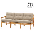 マルニ60 maruni60 マルニロクマル オーク フレームチェア 3シーター ソファ 3人掛け トリプルソファー おしゃれ かわいい 布地 M-01