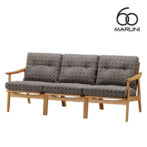 マルニ60 maruni60 マルニロクマル オーク フレームチェア 3シーター ソファ 3人掛け トリプルソファー おしゃれ かわいい 布地 ミナペルホネン タンバリン M-05