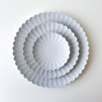 1616 / arita japan TY Palace Plate パレスプレート 110 160 220 3サイズセット グレー 食器 柳原照弘デザイン 百田陶園 有田焼