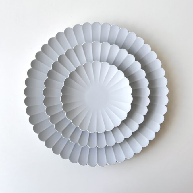 1616 / arita japan TY Palace Plate パレスプレート 110 160 220 3サイズセット グレー 食器 柳原照弘デザイン 百田陶園 有田焼