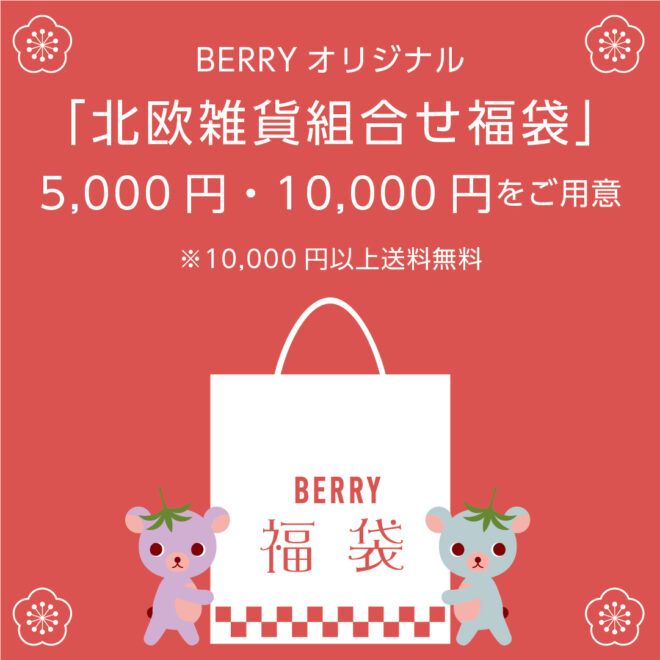 2025年 BERRY オリジナル福袋 北欧雑貨組合せ