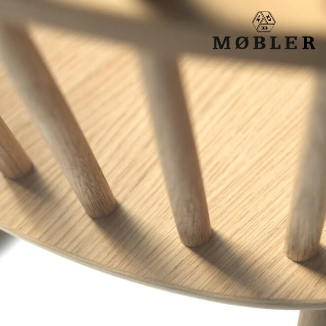 FDBモブラー ロッキングチェア J52G ボーエ・モーエンセンがデザインしたFDBモブラーのJ52G