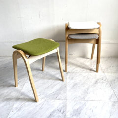 累計販売数125万脚！剣持勇デザイン秋田木工の製造スタッキングスツールの魅力